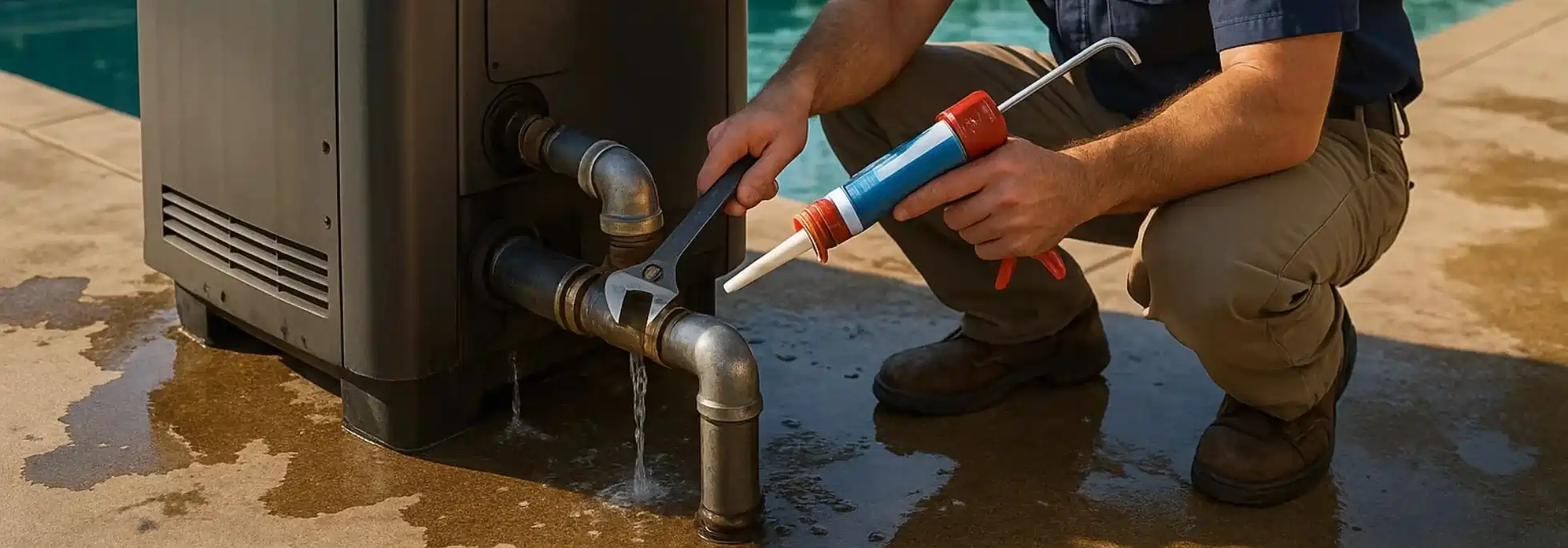  Pool Heater Leak Repair - HVAC Orangeville