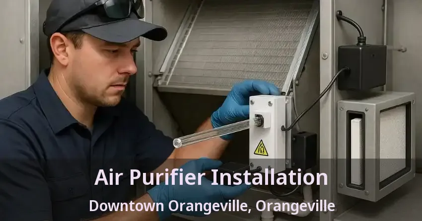 Air Purifier Installation Downtown Orangeville, Orangeville - ON