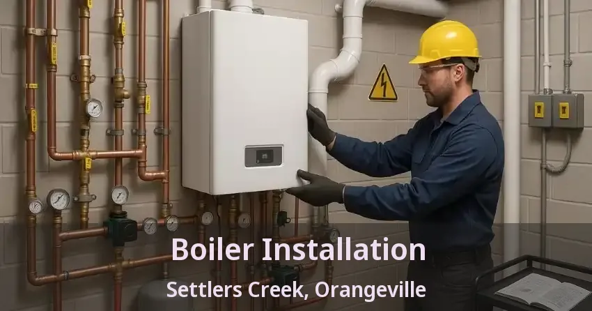 Boiler Installation Settlers Creek, Orangeville - ON
