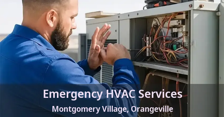 Emergency HVAC Services Montgomery Village, Orangeville - ON