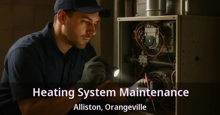 Heating System Maintenance Alliston, Orangeville - ON