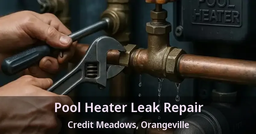 Pool Heater Leak Repair Credit Meadows, Orangeville - ON