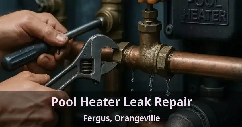 Pool Heater Leak Repair Fergus, Orangeville - ON