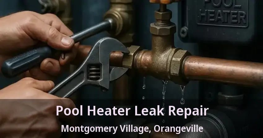 Pool Heater Leak Repair Montgomery Village, Orangeville - ON